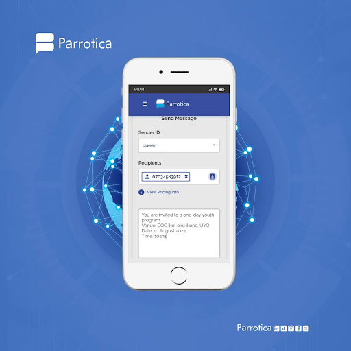 parrotica sms