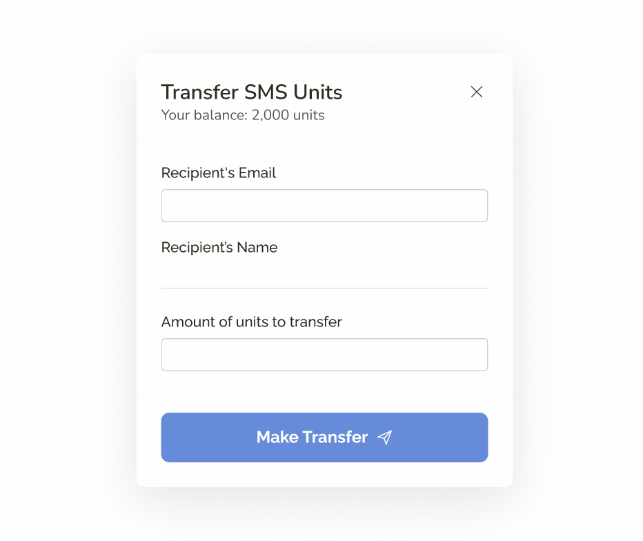 Message sent successfully - showing 120 contacts with delivery report option